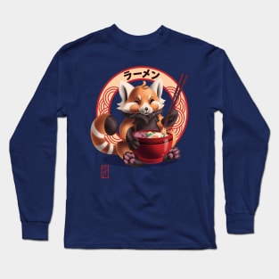 Red Panda Noms Long Sleeve T-Shirt